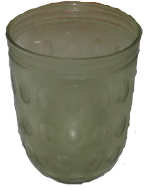 Glasset, som biskop Frederik Münter forærede til Det kgl. Museum for de Nordiske Oldsager 11. august 1812. Biskoppens glas