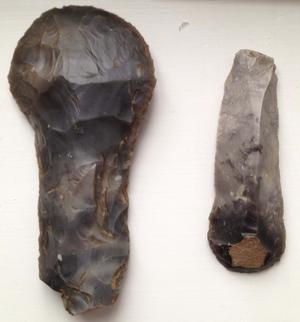 Skrabere af flint