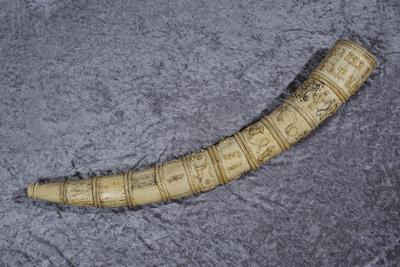 ’Guldhorn’ i Eremitagemuseet i Sankt Petersborg. Foto: Peter Willersted. Petersborg-hornet